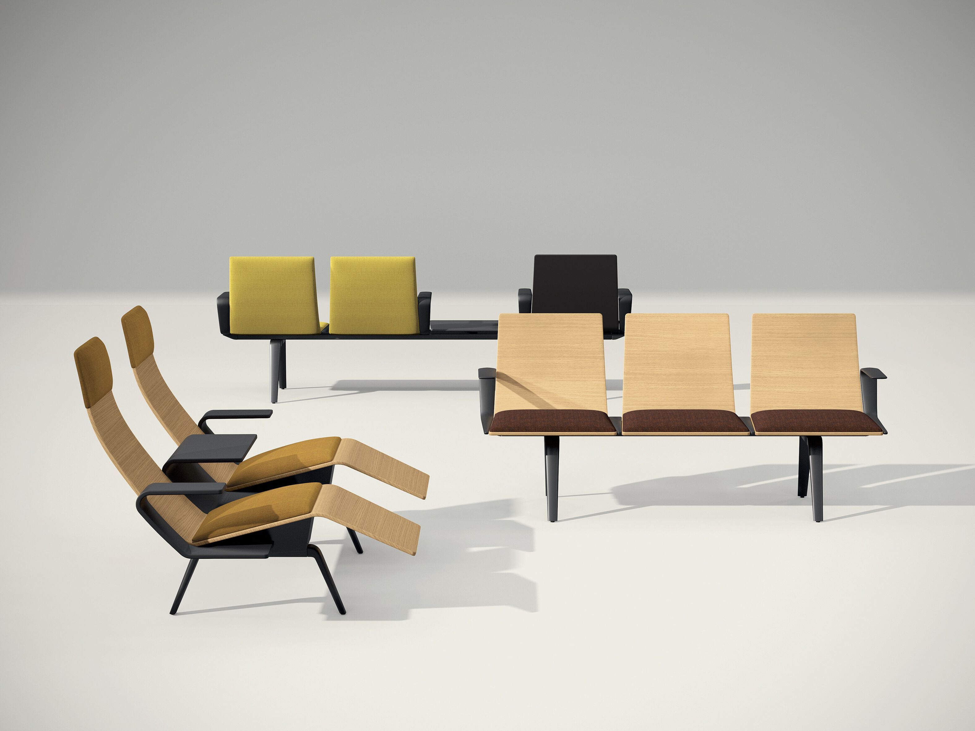 Сидение на перекладине с подлокотниками Arper Pausit ARCH-00024395 - Вид №4