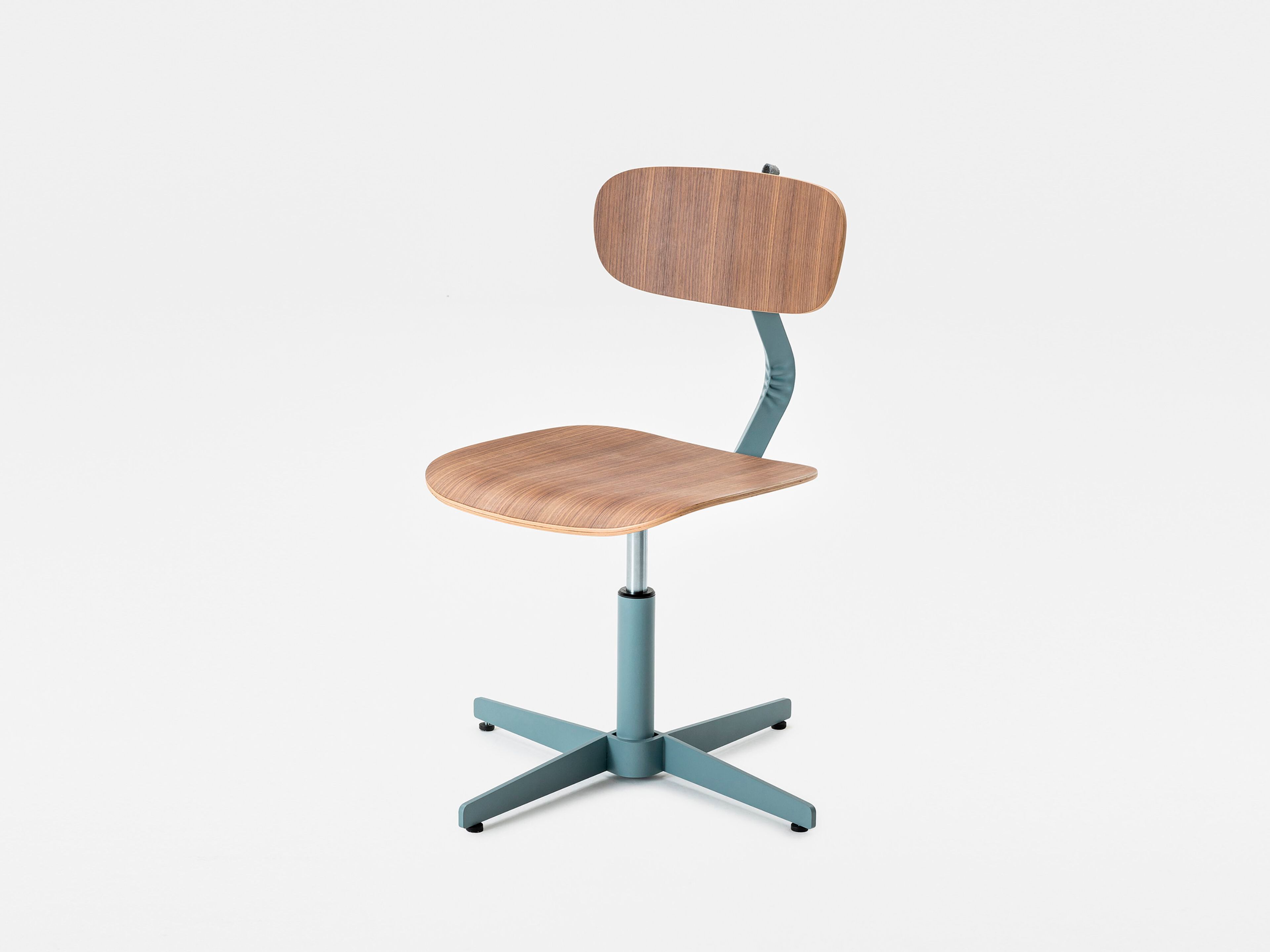 4-спицевое деревянное вращающееся офисное кресло Mara Typo ARCH-00105570 - Вид №3