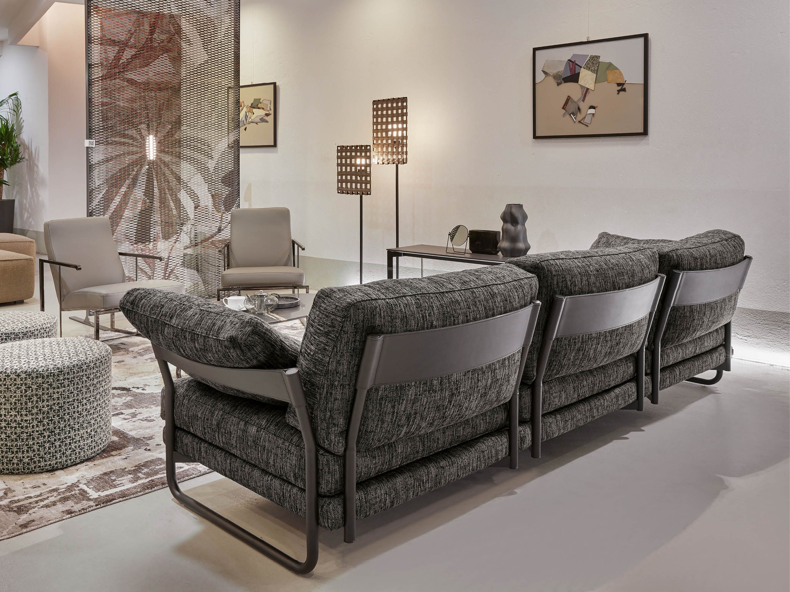 Модульный угловой диван из ткани Dema Alef ARCH-00101244 - Вид №3