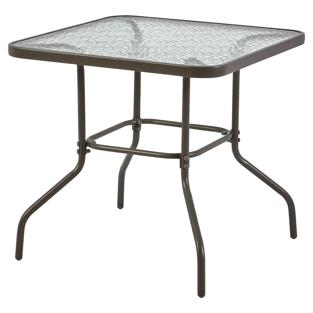 Садовый стол нераздвижной BEGINIA Alma 75x75 см сталь серый STLM-2134315 - Вид №6