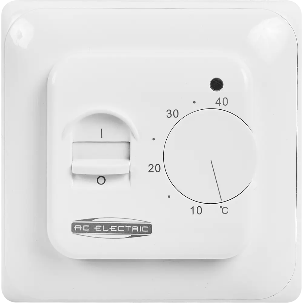 89346616 Терморегулятор для теплого пола AC Electric ACT-16 механический цвет белый 89346616 Терморегулятор для теплого пола AC Electric ACT-16 механический цвет белый