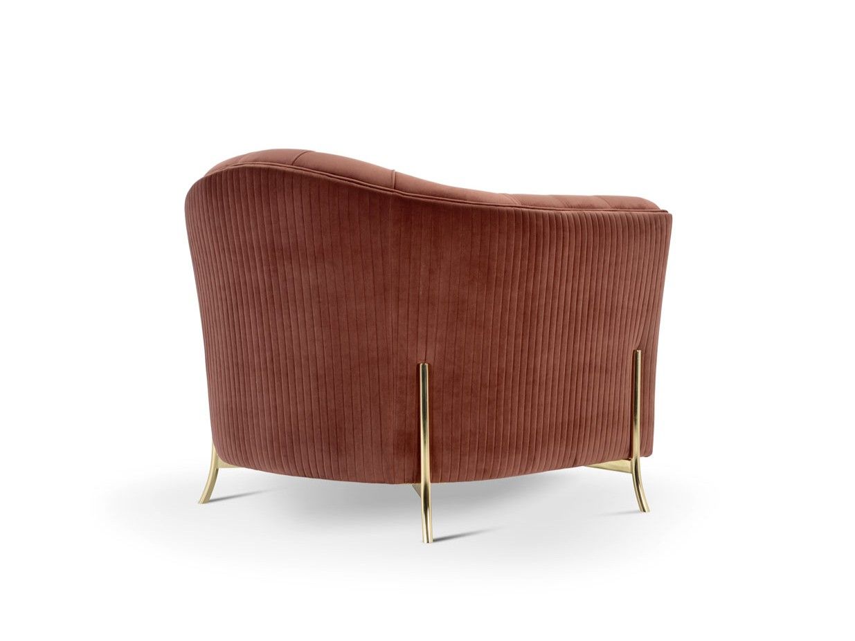 Кресло capitonné из ткани Domingo Salotti Nefele ARCH-00116486 - Вид №2