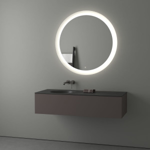 90747447 Зеркало для ванной BY 2627 с подсветкой 100х100см Ledshine STLM-0366688 EVOFORM