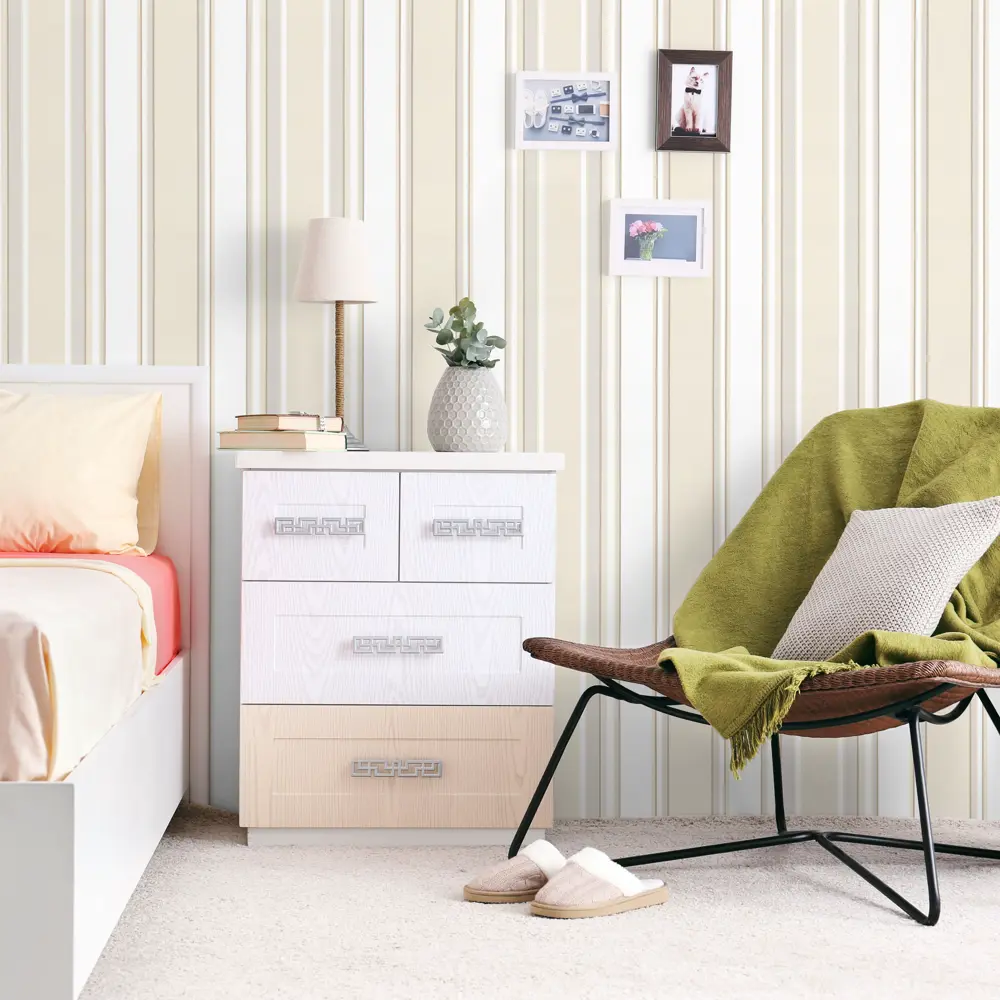 Обои флизелиновые Inspire Josephine бежевые 1.06 м Paper 2 STLM-2133773 - Вид №2