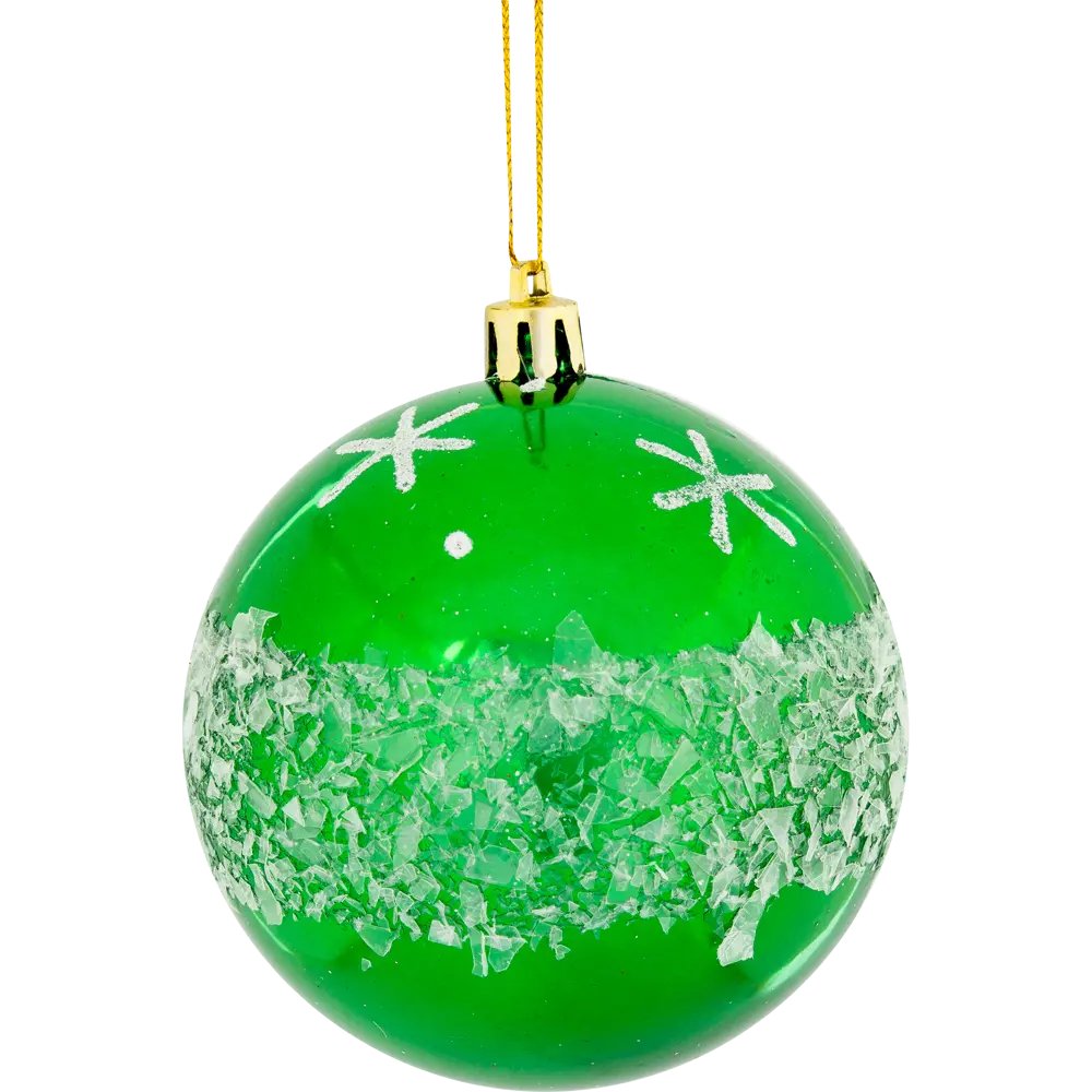 Шар ёлочный, 7.8 см, пластик, цвет зелёный Santreyd STLM-2072476 - Вид №1