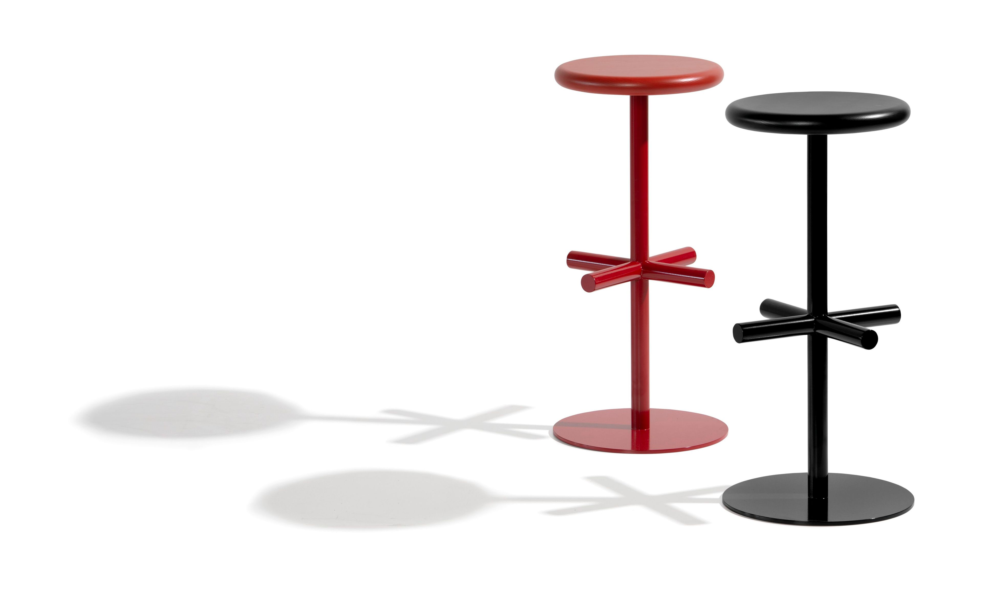 Высокий стальной барный стул с подставкой для ног Bla Station OXO ARCH-00036035 - Вид №5