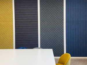 Звукопоглощающая деревянная потолочная плитка