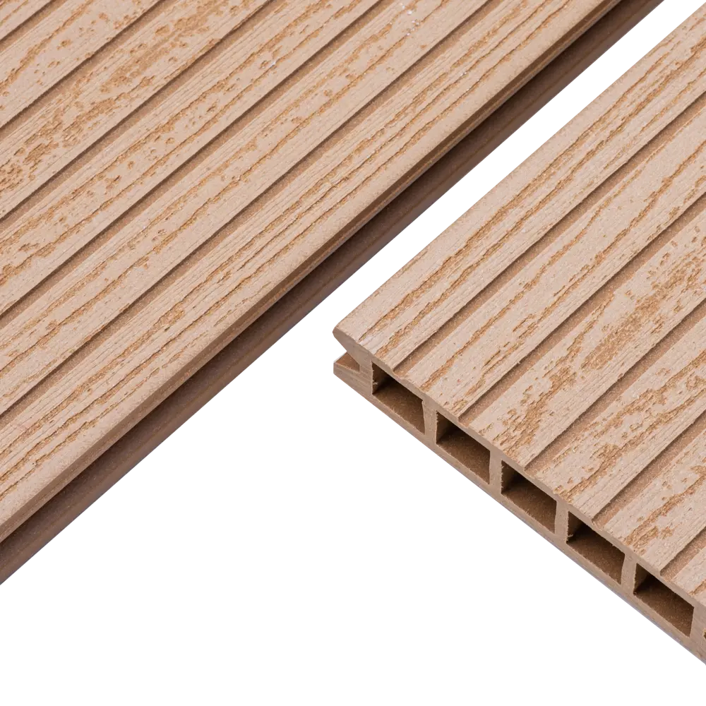Террасная доска ДПК MultiDeck цвет Дерево 3000x150x27 мм. Вельвет 0.45 м² МУЛЬТИДЕК STLM-2067805 - Вид №7