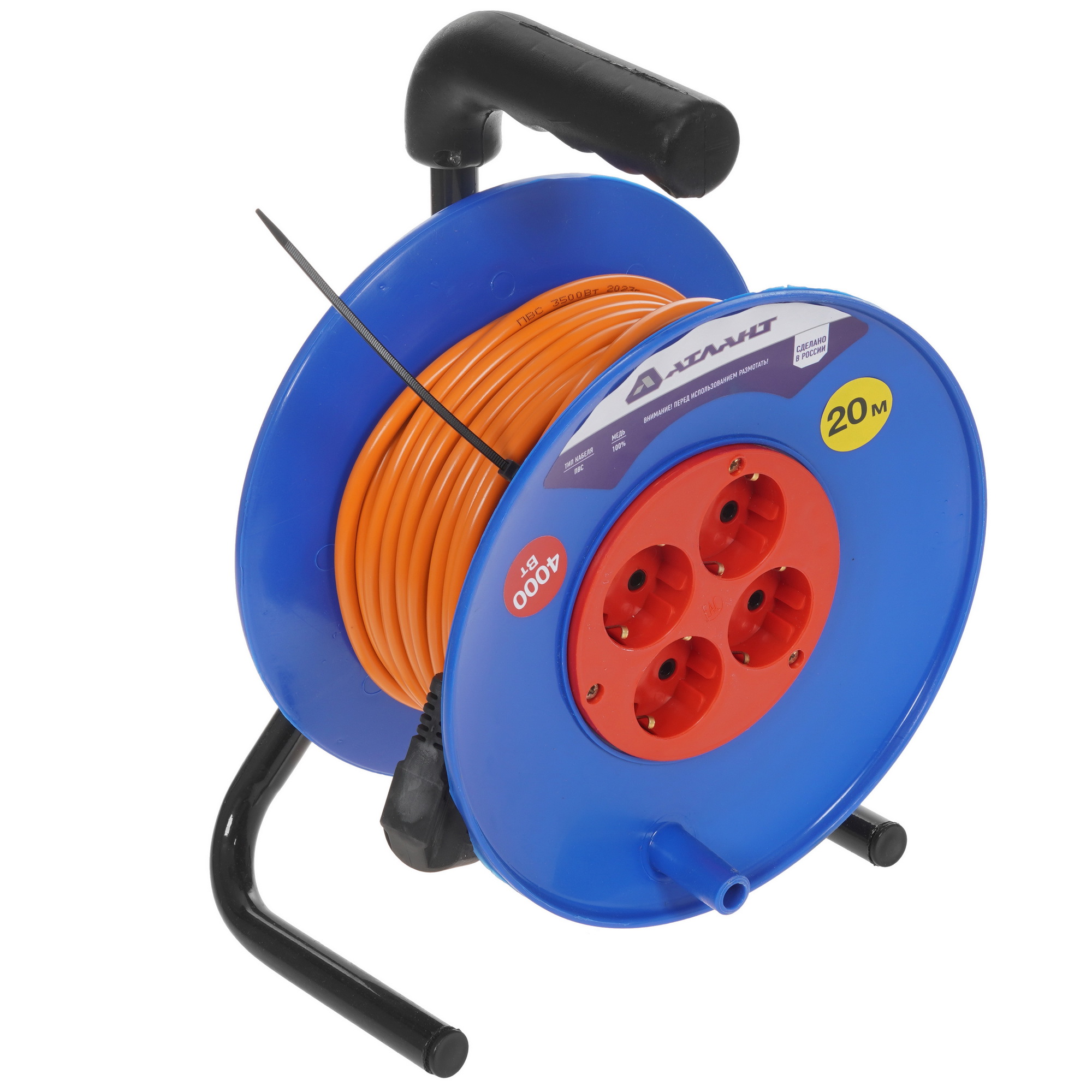 Удлинитель силовой Атлант 40301 оранжевый 5413362 STDN-0061771