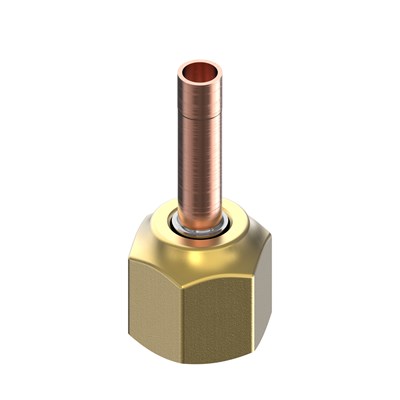 Danfoss Гайки и адаптеры для клапанов T2/TE2 и клапанов TE 5 - 55 Адаптор под пайку для Т2/TE2 068-2060 