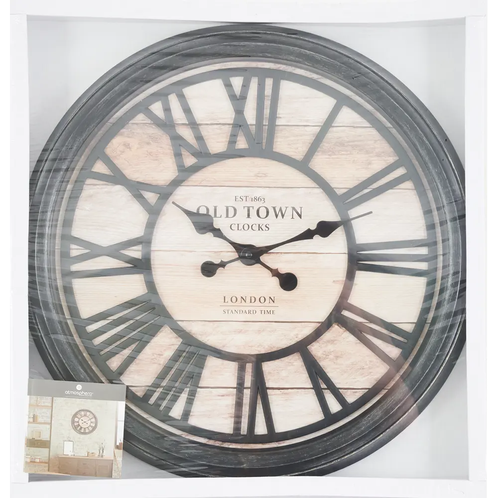 Часы настенные Atmosphera Retro Factory 167076 пластик, цвет коричневый STLM-2036818 - Вид №6