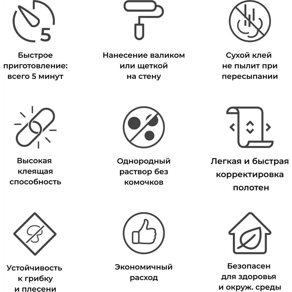 Клей для флизелиновых обоев Quelyd Мульти 80 м² STLM-2114801 - Вид №5