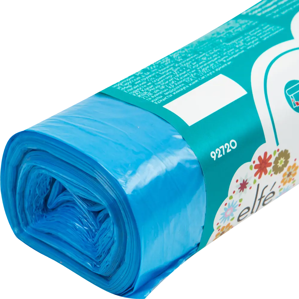 Мешки для мусора 60 л с завязками 12 МКМ 20 шт ELFE STLM-2201066 - Вид №1