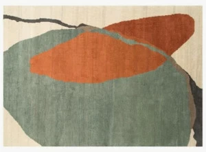 Roche Bobois Прямоугольный шерстяной коврик ручной работы Nativ
