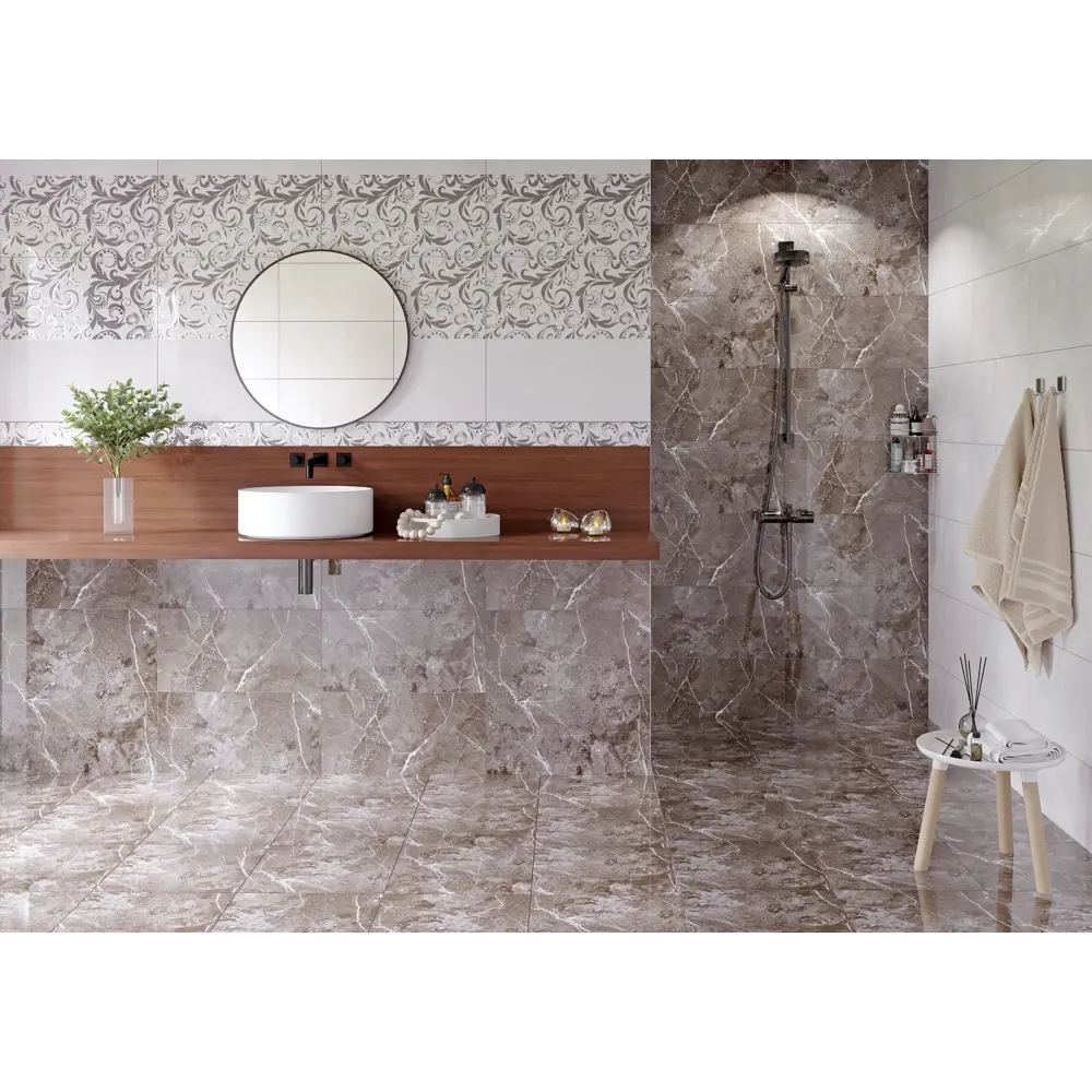 Плитка настенная Axima Фландрия 30x60 см 1.62 м² цвет серый STLM-2154077 - Вид №3