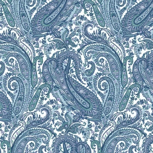 COLORISTICA Liberty col.10 Ткань мебельная  Микровелюр  Liberty Синий / разноцветный