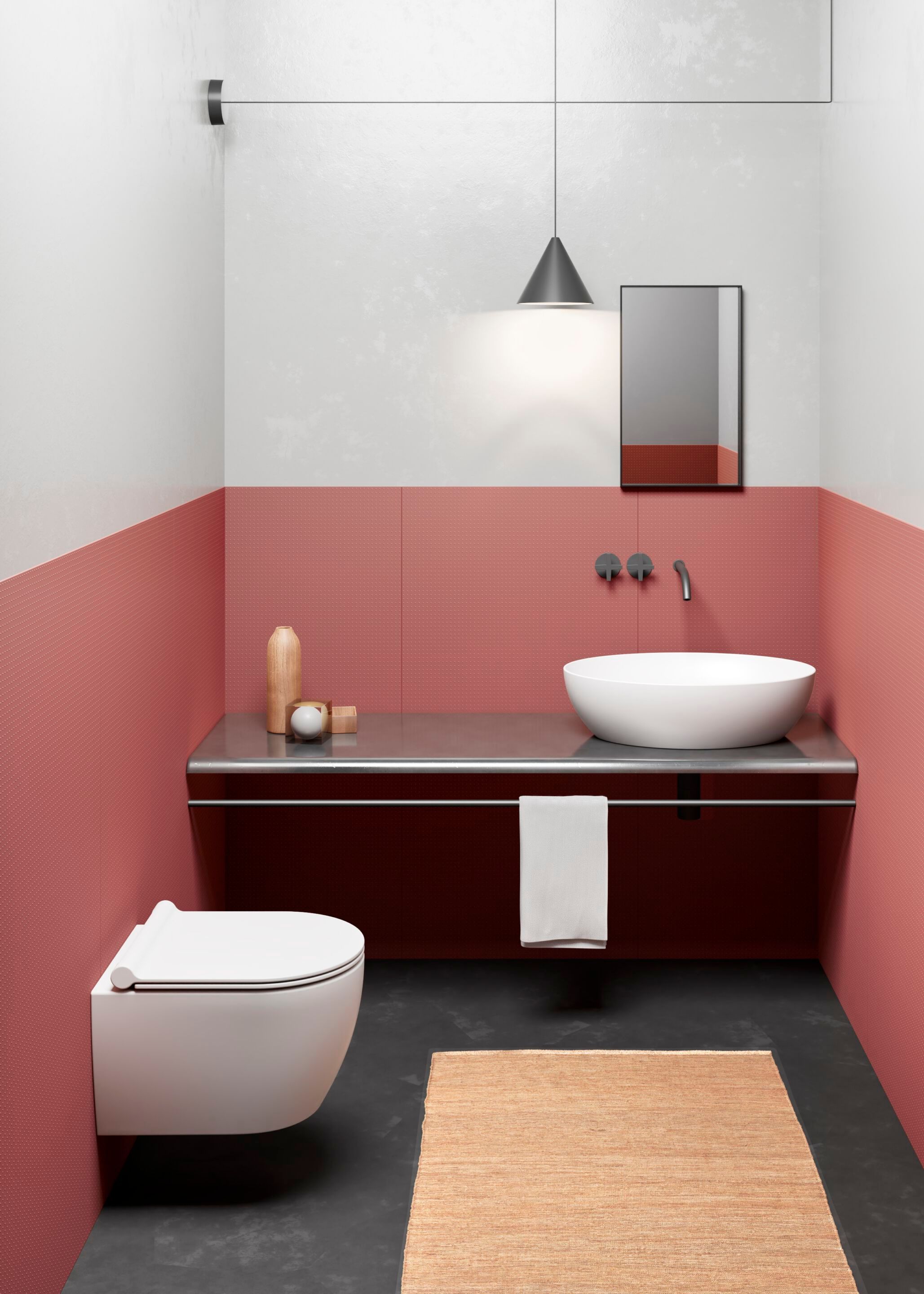 Керамический подвесной туалет с системой слива Swirlflush® GSI ceramica Color Elements ARCH-00065446 - Вид №2