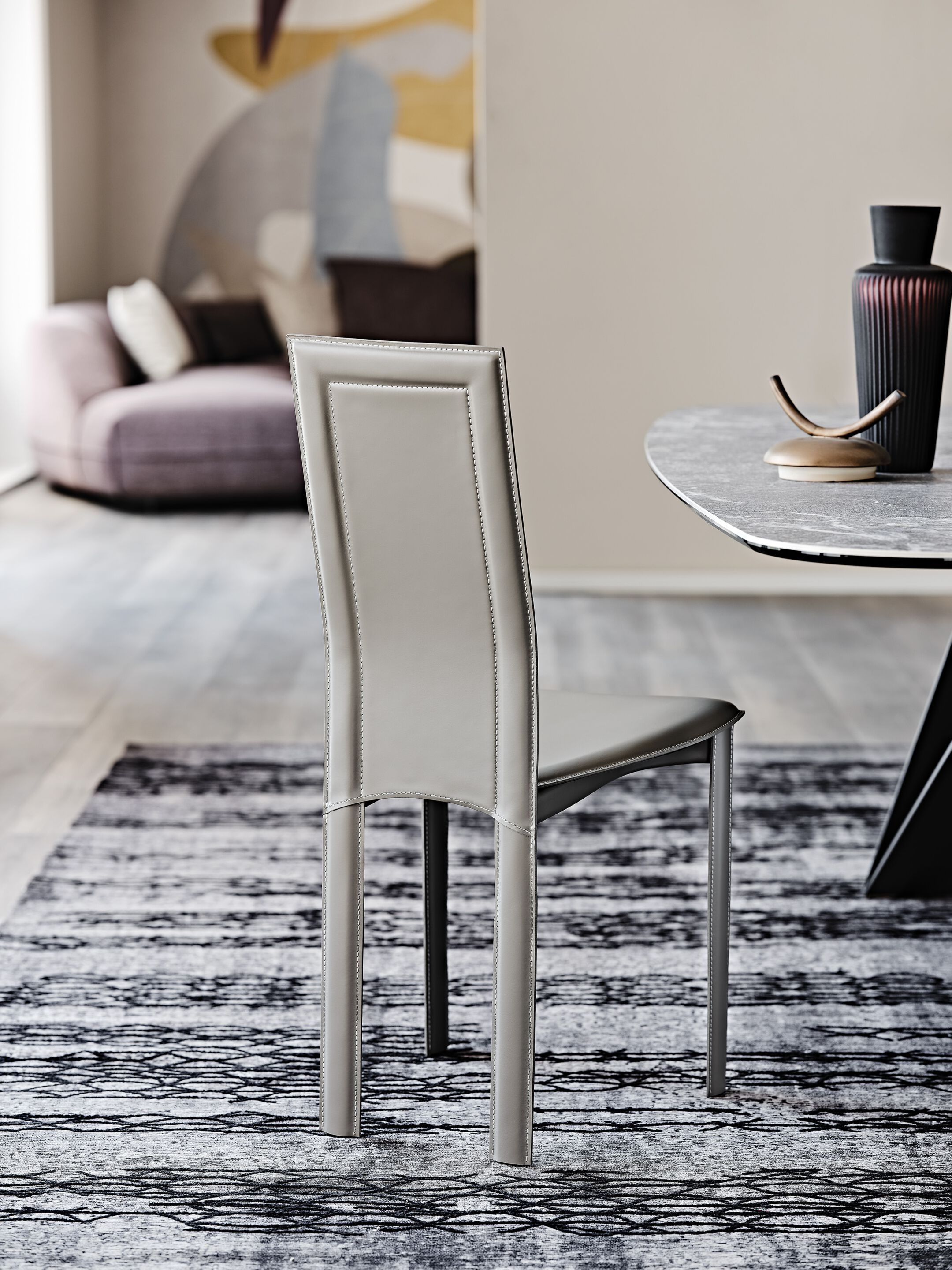 Кожаный стул Cattelan italia LARA ARCH-00073693 - Вид №5