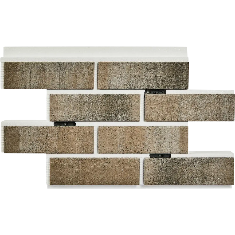 Термопанель добор Мосстрой-31 Brick Stone бежевый 65.6x41x5 см STLM-2002253