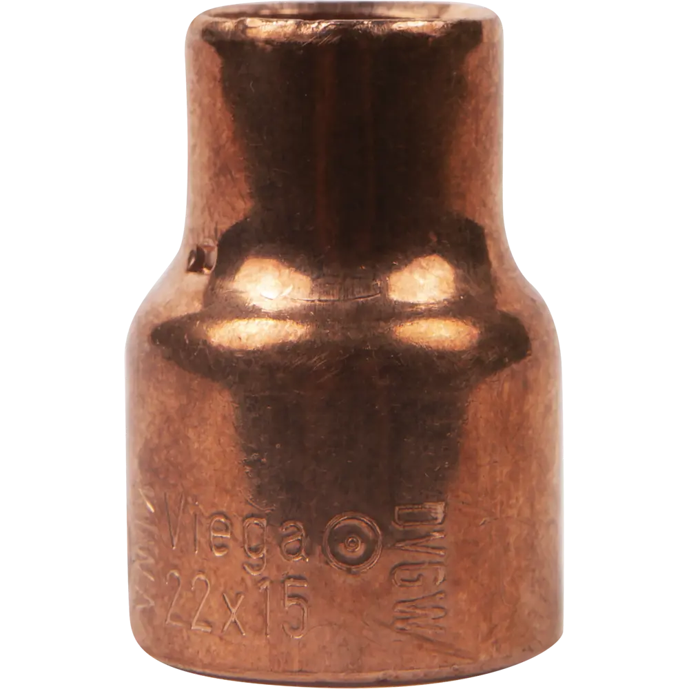 Переходник Viega 22х15 мм внутреннее-внутреннее соединение, медь 101565 STLM-2078235 - Вид №1