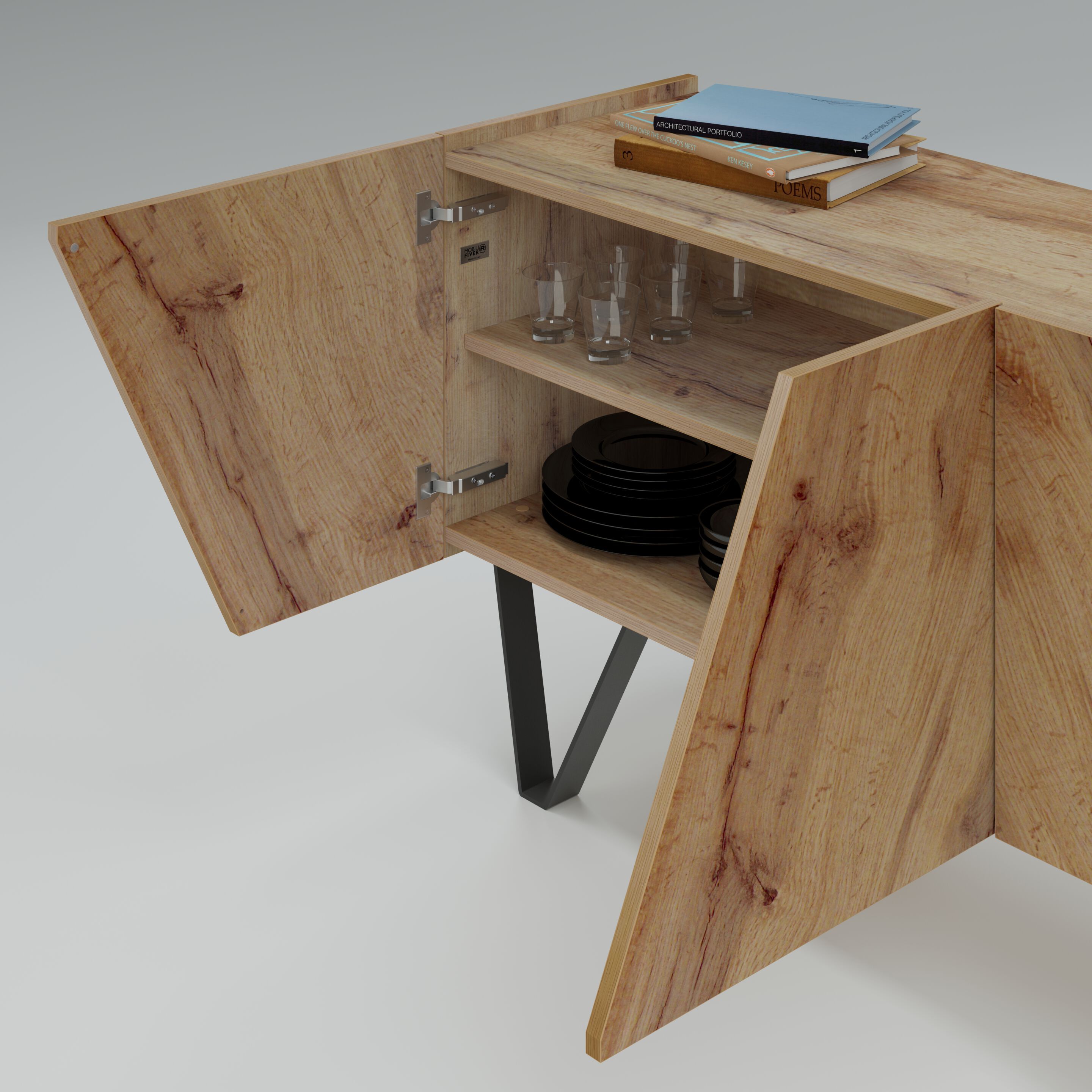 Мадия в облагороженном с распашными дверями Mobili Fiver EMMA ARCH-00126209 - Вид №2