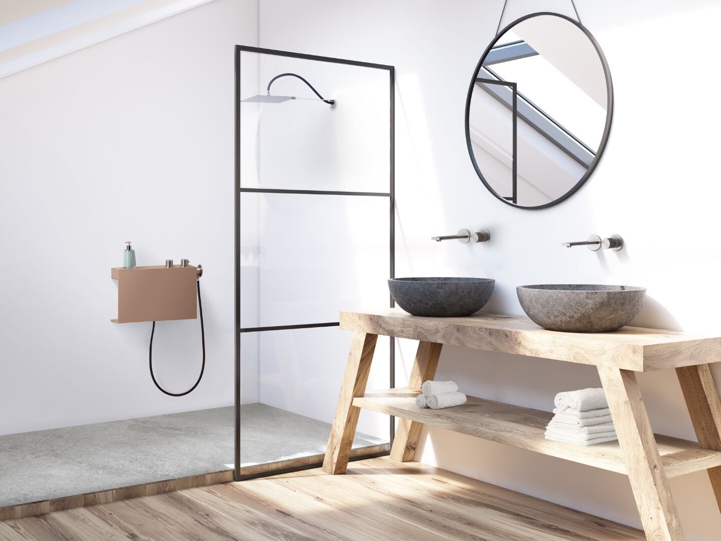 Стержень из нержавеющей стали с ручным душем Cropelli Alyssia ARCH-00082099 - Вид №11