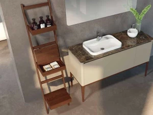 Mobiltesino Шкафчик для ванной из ясеня / вешалка для полотенец Suite