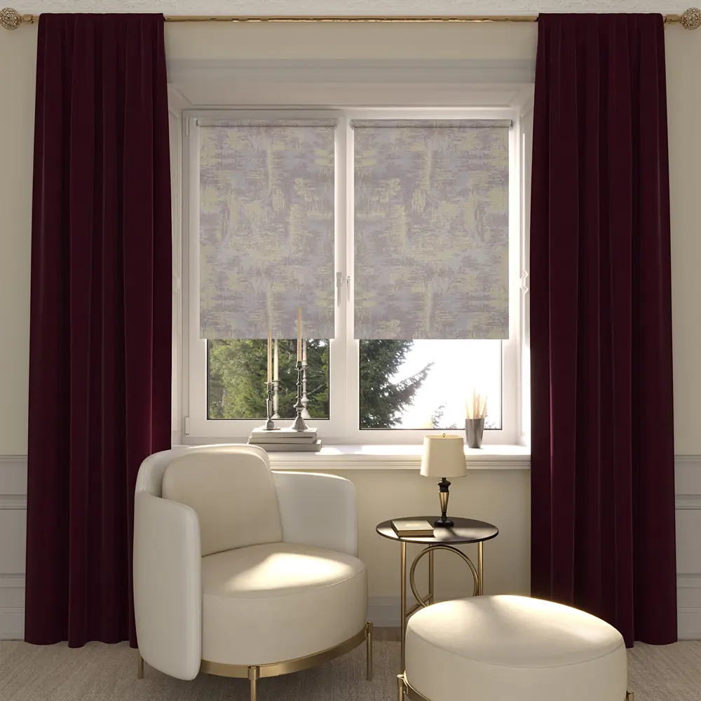 Штора рулонная Марко 180x175 см коричневая DOMLEGRAND STLM-2119347 - Вид №3