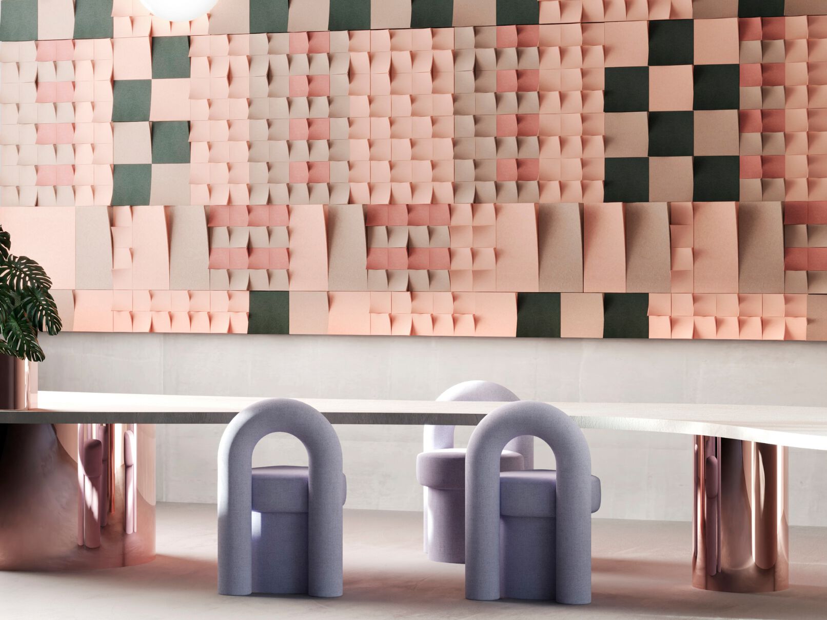 Акустическая панель из переработанного материала ECOcero ECOllections ARCH-00133046