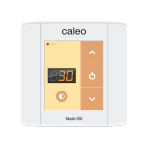 Терморегулятор для теплого пола 330 электронный цвет белый CALEO