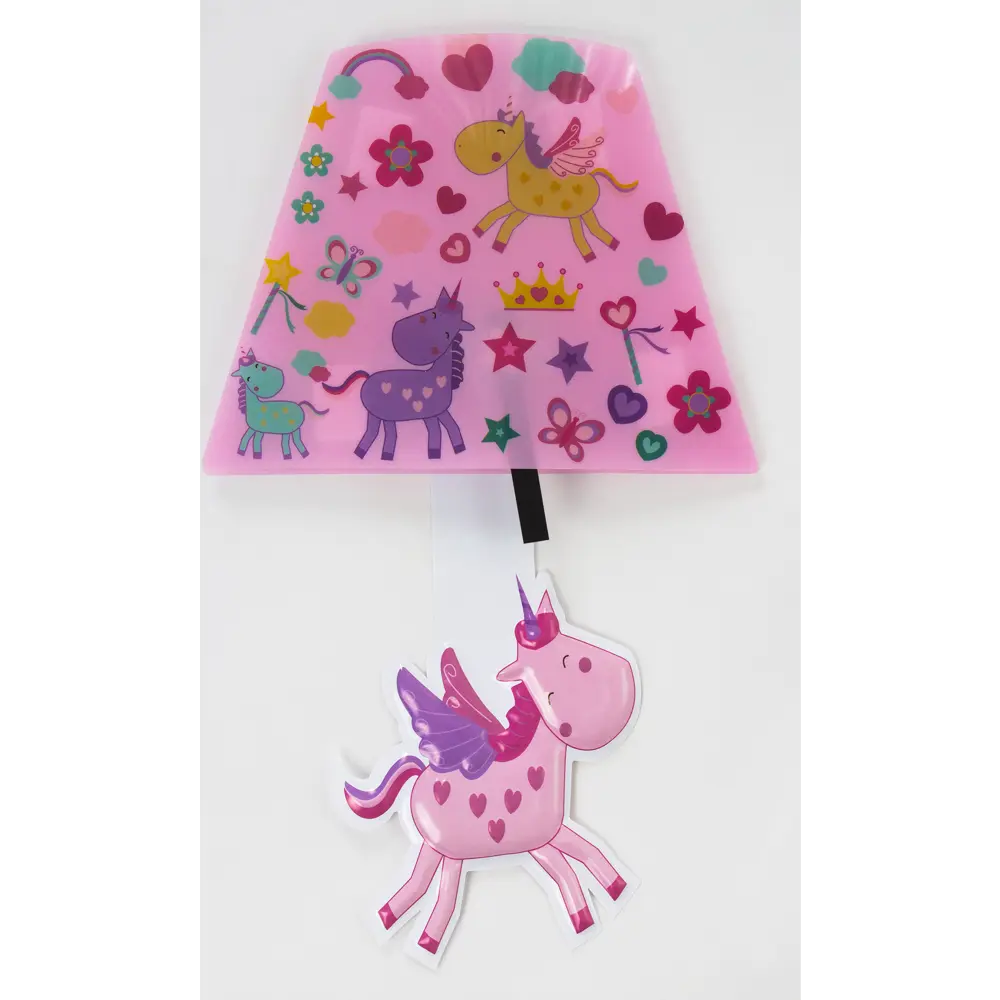 Ночник-наклейка Единорожка 32.5x32.5 цвет разноцветный 1 шт Santreyd STLM-2001001