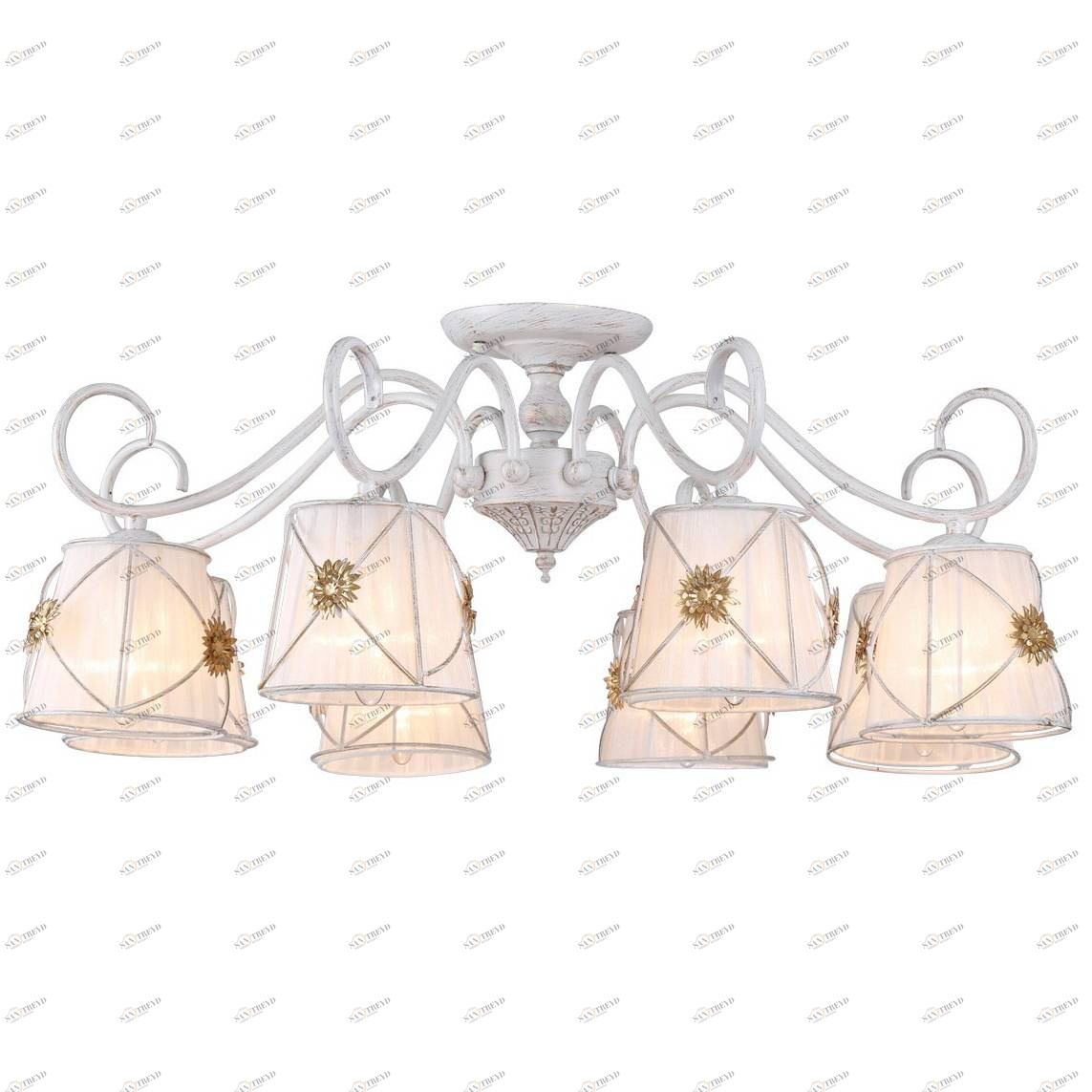 Потолочная люстра Arte Lamp 72 A5495PL-8WG ARTE LAMP ДИЗАЙНЕРСКИЕ 058530 Белый 