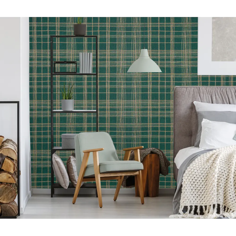 Обои флизелиновые A.S. Creation Global Spots зеленые 1.06 м 380165 STLM-2200662 - Вид №3