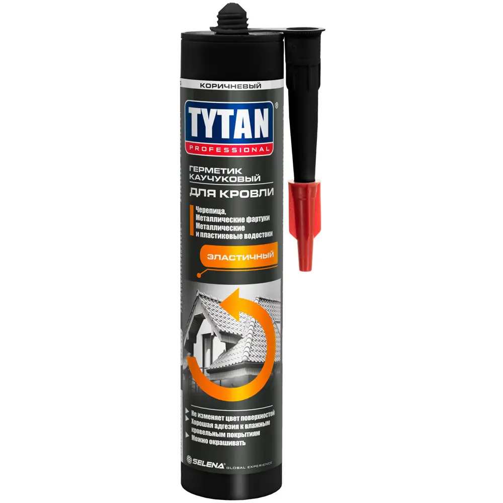 Герметик каучуковый Tytan коричневый 310 мл STLM-2073165