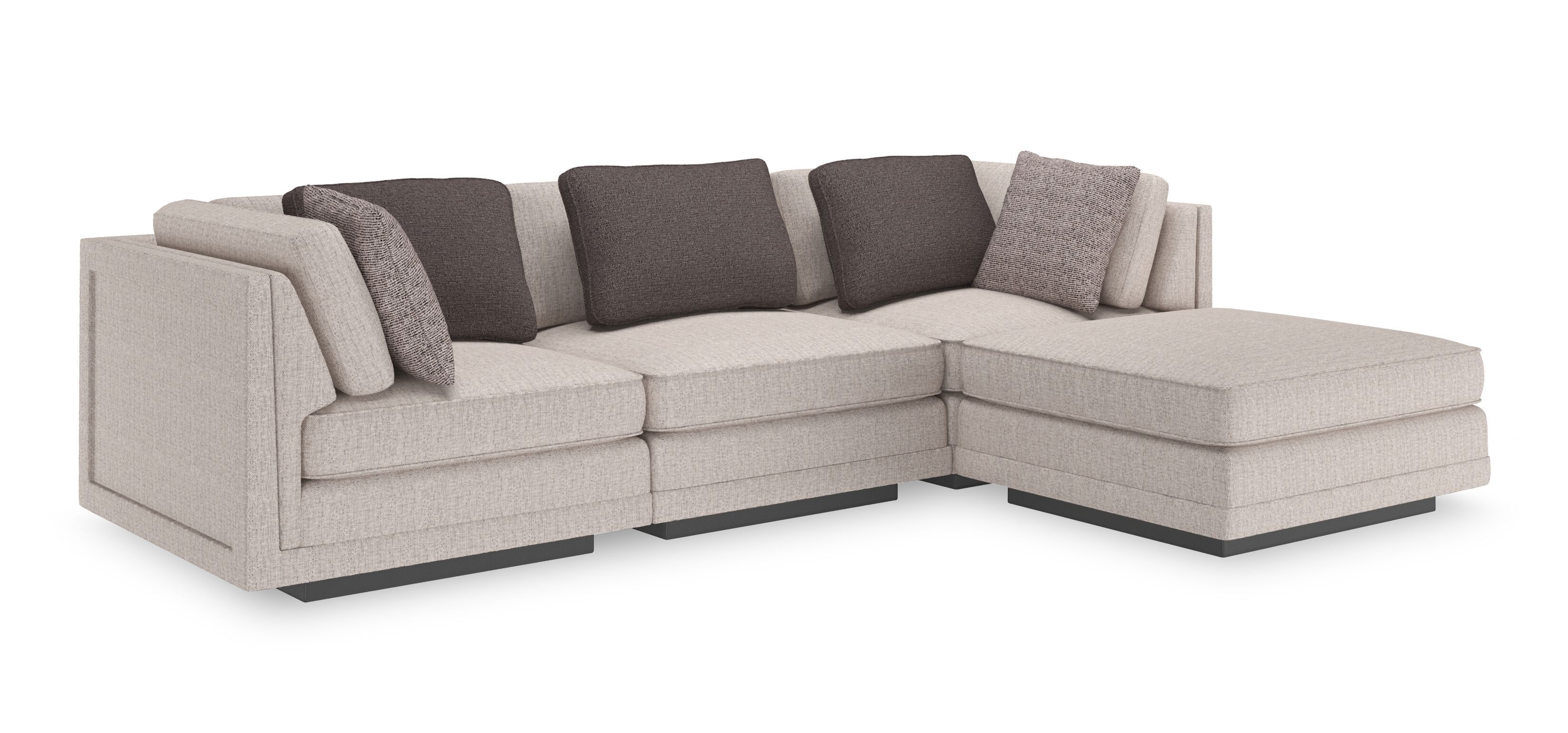 Прямоугольный пуф из ткани Caracole Fusion ARCH-00090372 - Вид №6