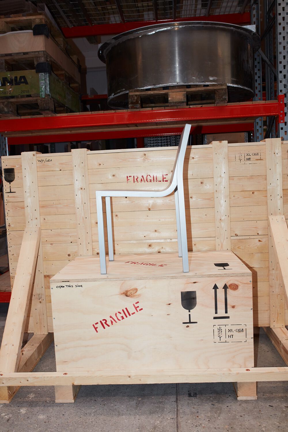 Штабелируемый алюминиевый стул BD Barcelona Stedelijk ARCH-00132726 - Вид №40