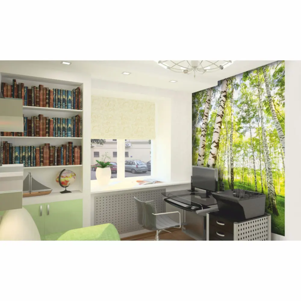 Фотообои бумажные В березках 140x200 см Симфония STLM-2000493 - Вид №1