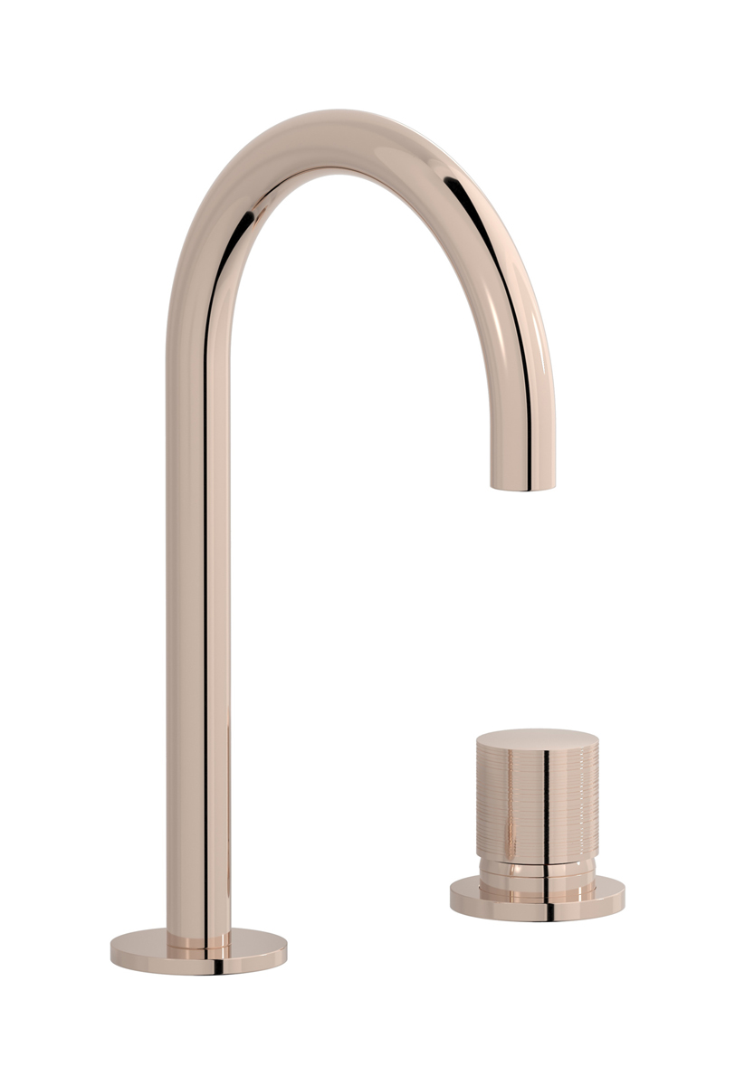 Смеситель для раковины на 2 отверстия WE ARE IB vn299sr Rose Gold Vinile