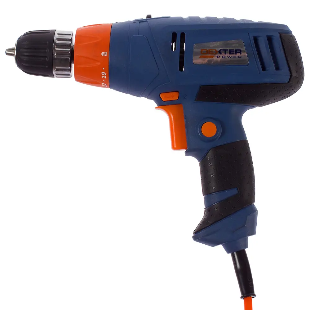 Дрель сетевая Dexter J1Z-HW09-10, 350 Вт DEXTER POWER STLM-2071253 - Вид №1