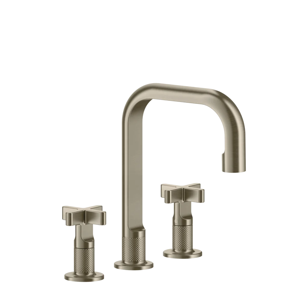 Группа умывальников 58113 149 Gessi Inciso МАТОВЫЙ НИКЕЛЬ FINOX 58113149