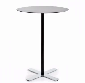 Luxy Круглый высокий стол из HPL с основанием 4 звезды Incollection