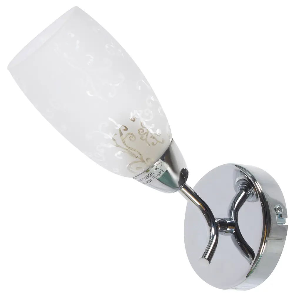 Настенный светильник Inspire Flora 1 лампа E14x40 Вт стекло/металл STLM-2107089