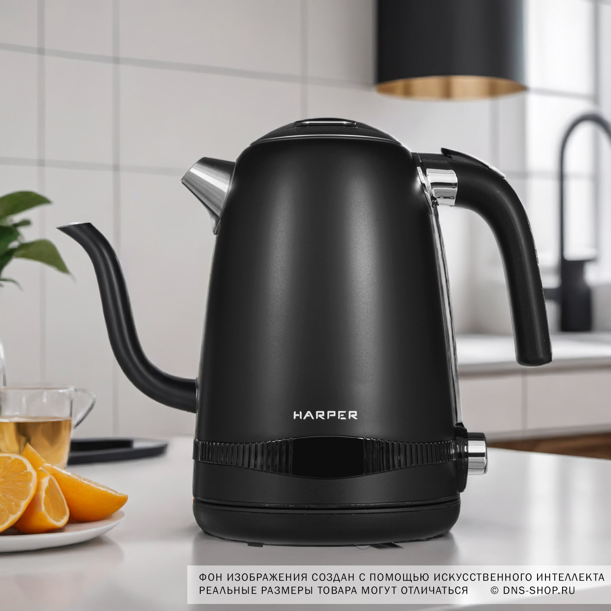 9955689 Электрочайник HARPER HWK-MD05 черный STDN-0021942 - Вид №6