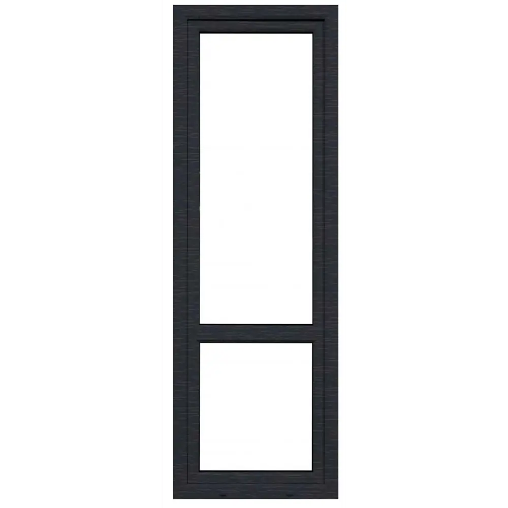 Дверь балконная ПВХ Veka 2130x700 мм (ВхШ) двухкамерный стеклопакет белый/серый STLM-2205524