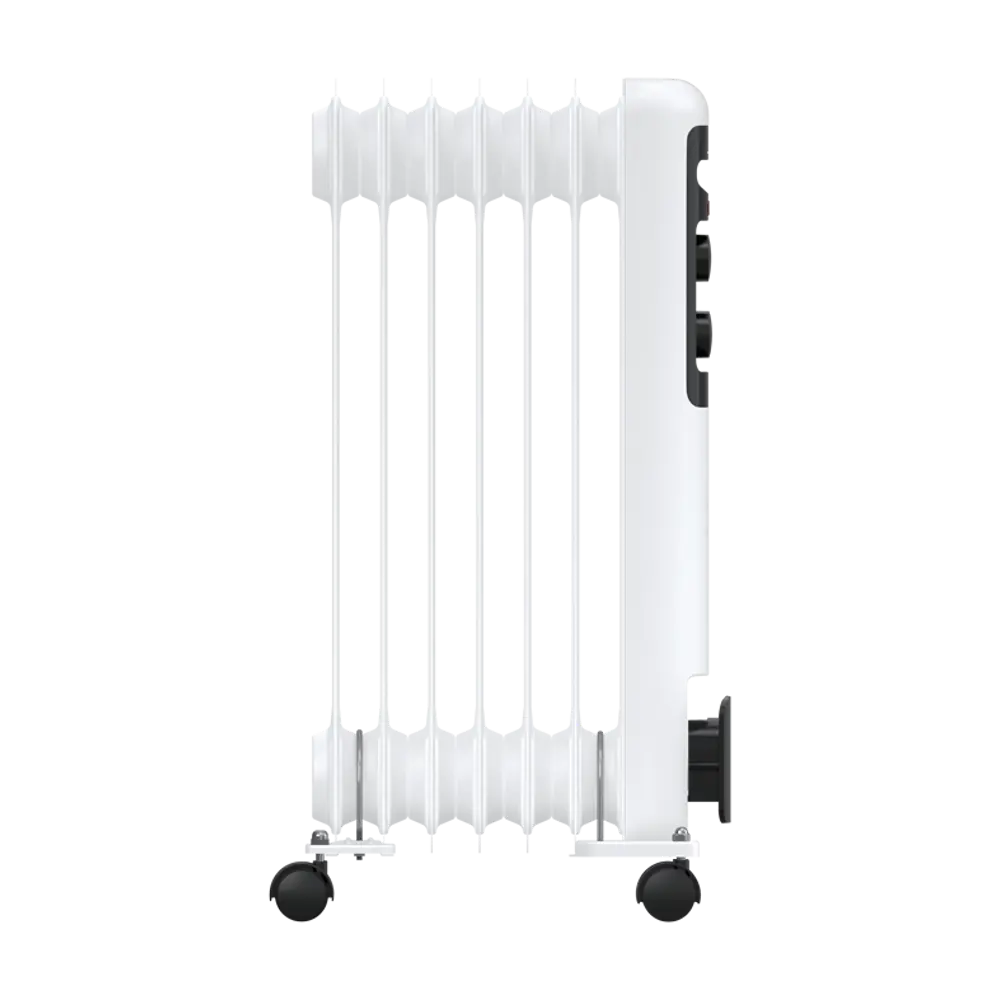 Обогреватель масляный Royal Clima GU5-1000M с механическим термостатом 1000 Вт 5 секций цвет белый STLM-2005240 - Вид №3