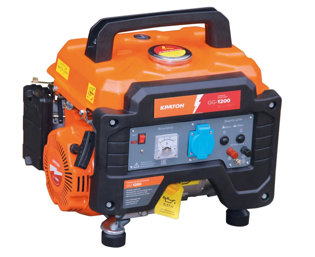 Электрогенератор   бензиновый Кратон GG-1200 9126382 STDN-0035931
