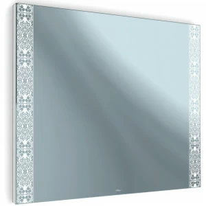 Зеркало в ванную с подсветкой белое с декором 80х80 см Elizabeth ALAVANN ELIZABETH 303958 Белый