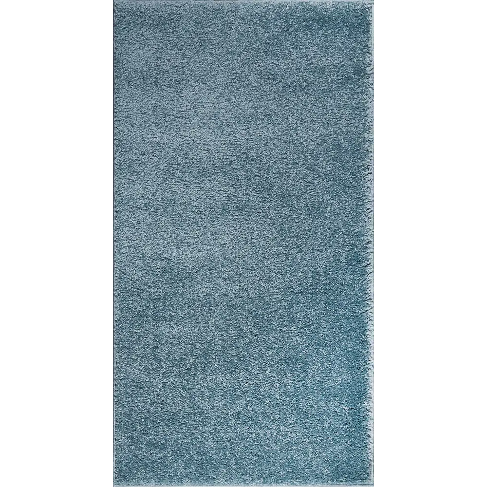 Ковер полипропилен Inspire Shaggy Bosfor 60x110 см цвет светло-голубой STLM-2118307 - Вид №1