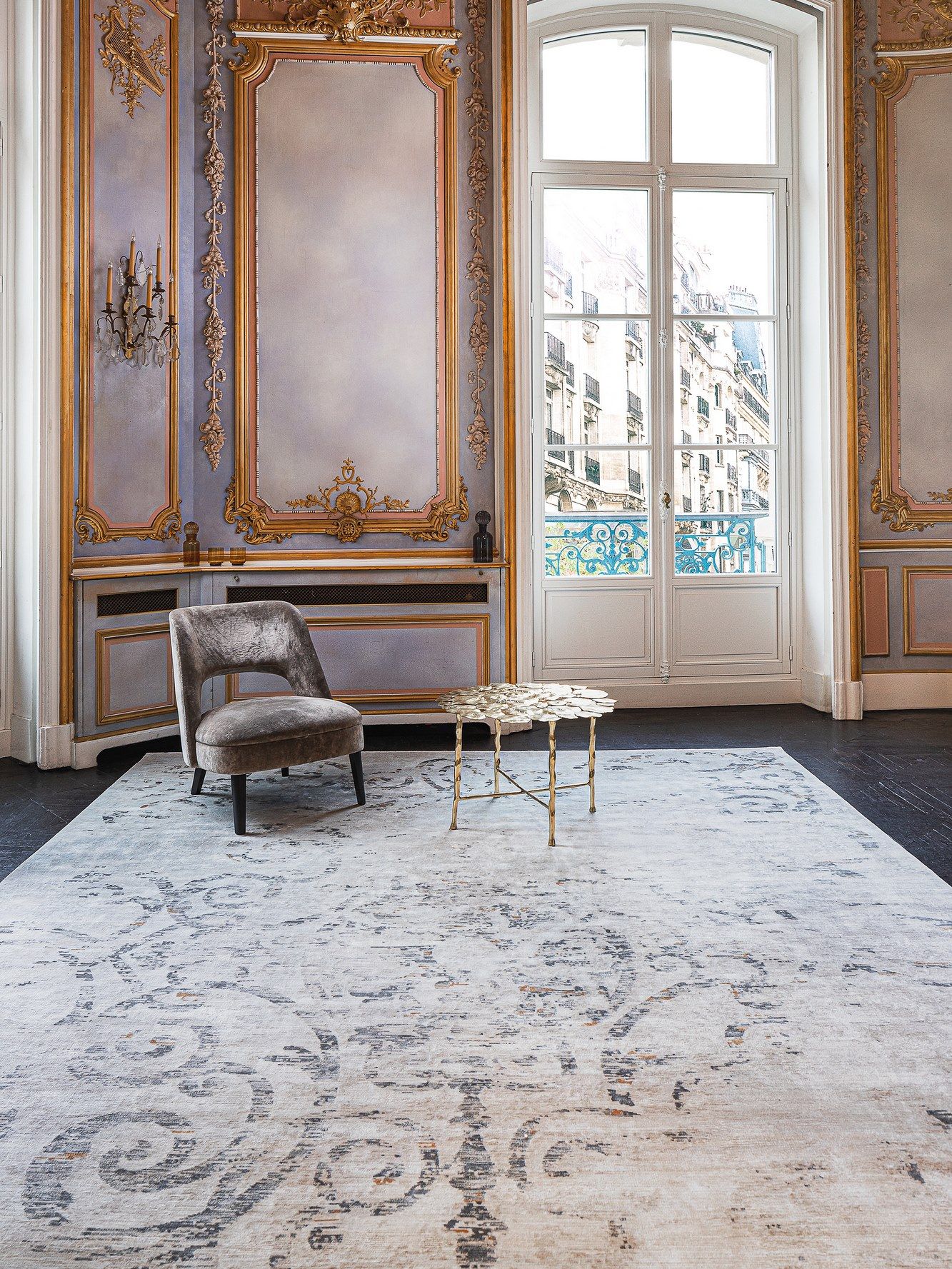 Шелковый прямоугольный ковер ручной работы Edition Bougainville Renaissance ARCH-00108800 - Вид №1