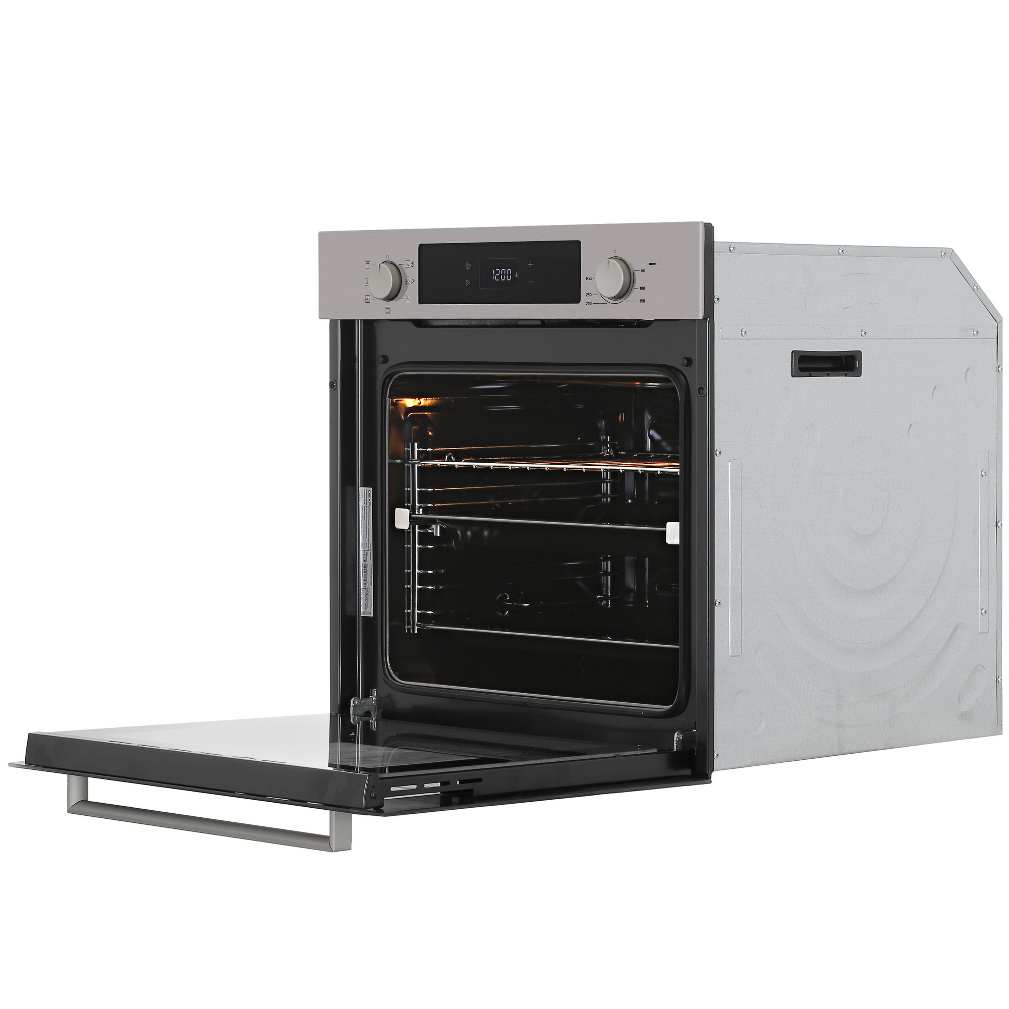 5403168 Электрический духовой шкаф DEXP 1BR70TDS серебристый STDN-0150262 - Вид №4